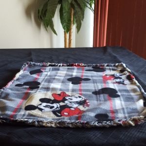 Mickey and Minnie Child's Blanket.